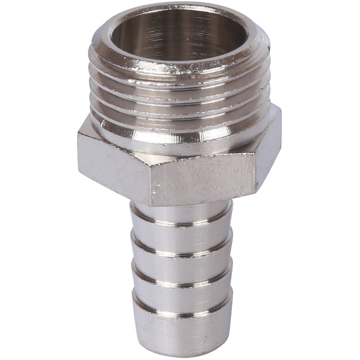 STOUT Штуцер НР 1/2"x12 никелированный