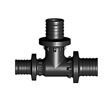 

Тройник Rehau Rautitan PX с уменьшенным торцевым проходом 32-32-25