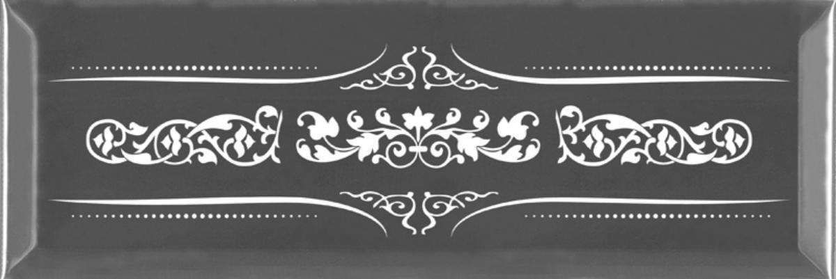 

Керамическая плитка Absolut Keramika Decor Versalles Silver Blanco декор 10x30