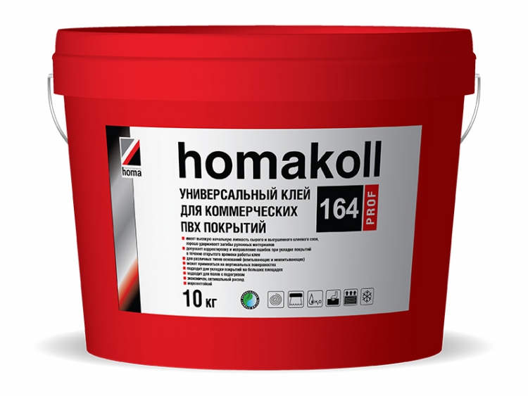 

Клей HOMAKOLL 164 PROF 10кг (для виниловых полов)