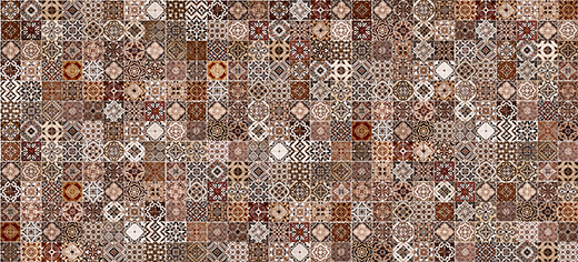 

Керамическая плитка Cersanit Hammam облицовочная рельеф коричневый (HAG111D) 20x44