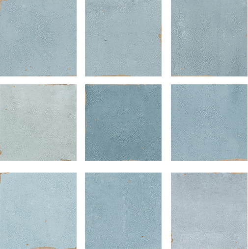 Керамогранит Wow Zellige Decor Aqua 12,5x12,5