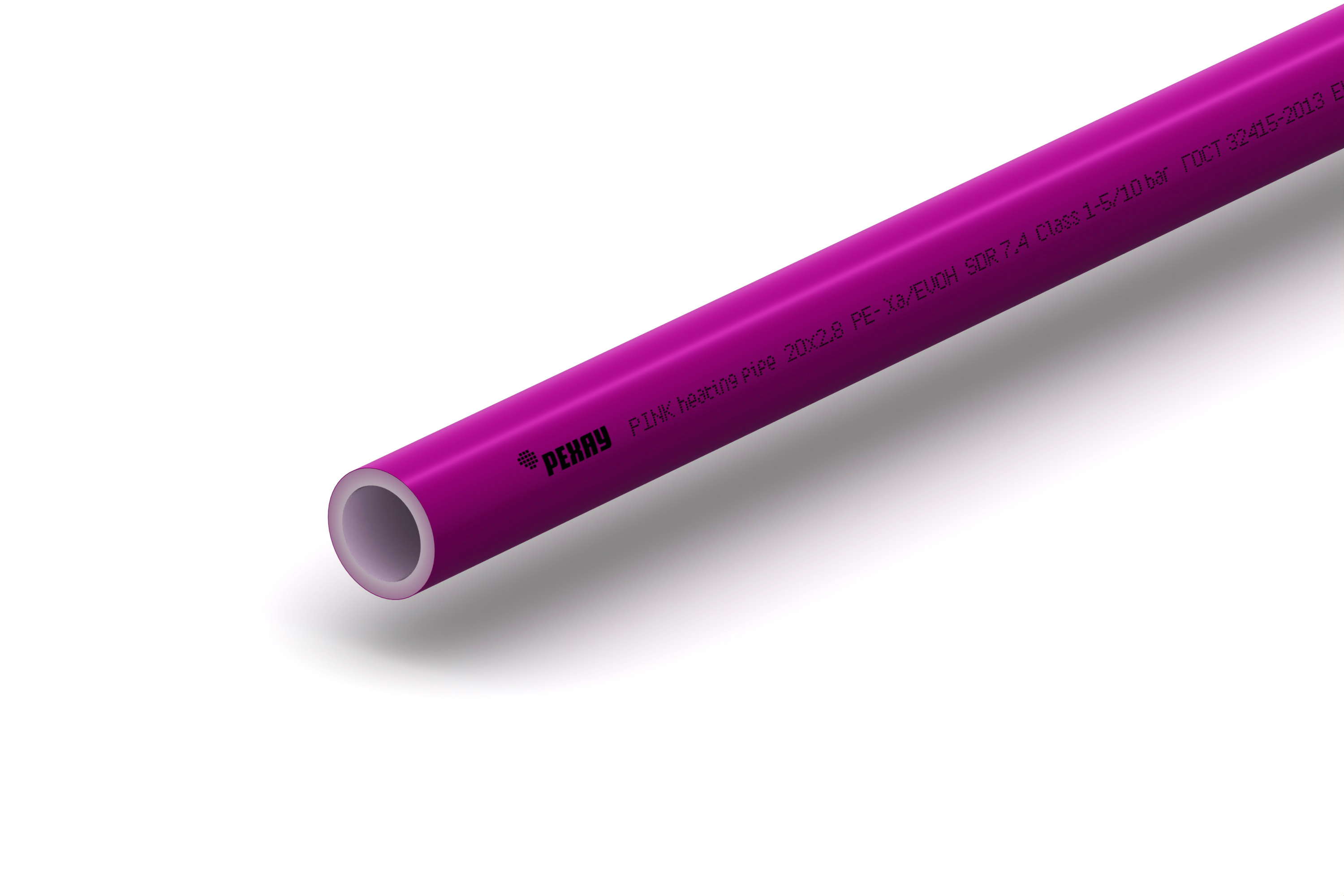 Труба Рехау Rautitan pink 20х2,8 отрезок \ 002м \