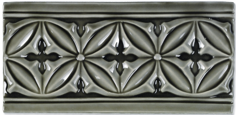 

Керамическая плитка Adex Studio ADST4049 Relieve Gables Eucalyptus Бордюр 10x19,8