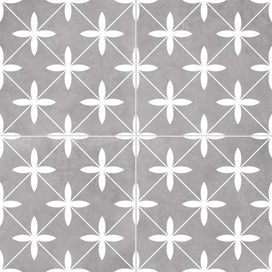 

Керамическая плитка Dual Gres Chic Poole Grey напольная 45x45