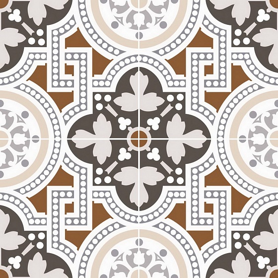 

Керамическая плитка Dual Gres Chic Seaford Brown напольная 45x45