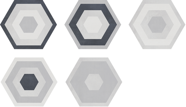 

Керамогранит Geotiles Starkdec Gris декор 25х29