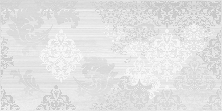 

Керамическая плитка Cersanit Grey Shades вставка узор белый (GS2L051DT) 29,8x59,8