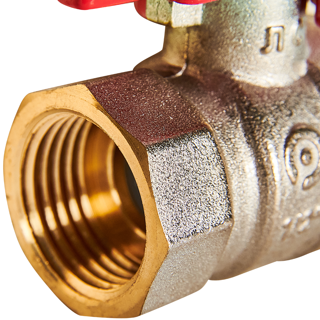 Rommer шаровой кран 1/2" ВР/НР, ручка бабочка RBV-0004-2210215