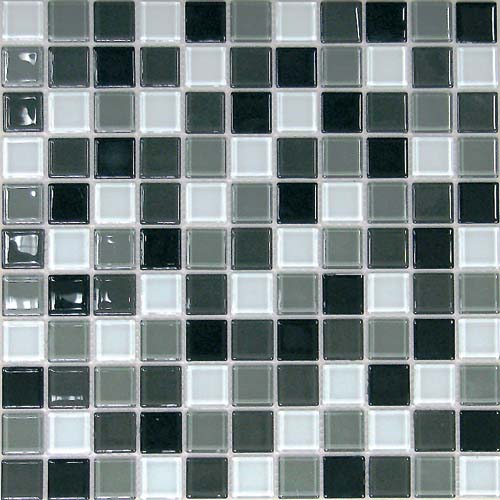 

Стеклянная Мозаика Bonaparte Carbon mix (4x25x25) 30x30