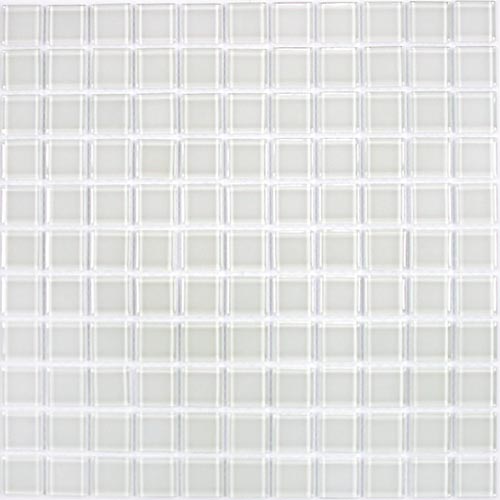 

Стеклянная Мозаика Bonaparte White glass (4x25x25) 30x30