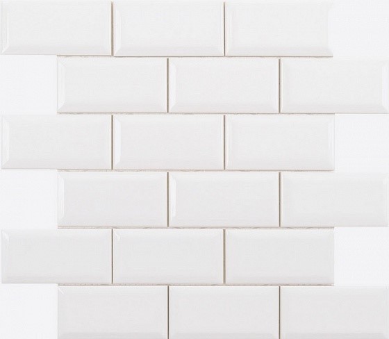 

Керамическая плитка Adex Neri ADNE2024 Biselado PB Blanco Z (5х10) Enmallado декор 30,5х30,9