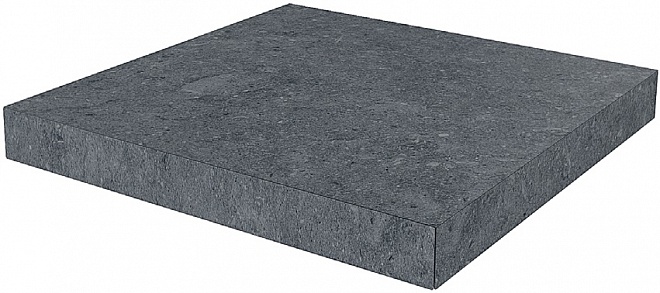 

Ступень Kerama Marazzi Роверелла серый темный DL501300R/GCA угловая клееная 33х33