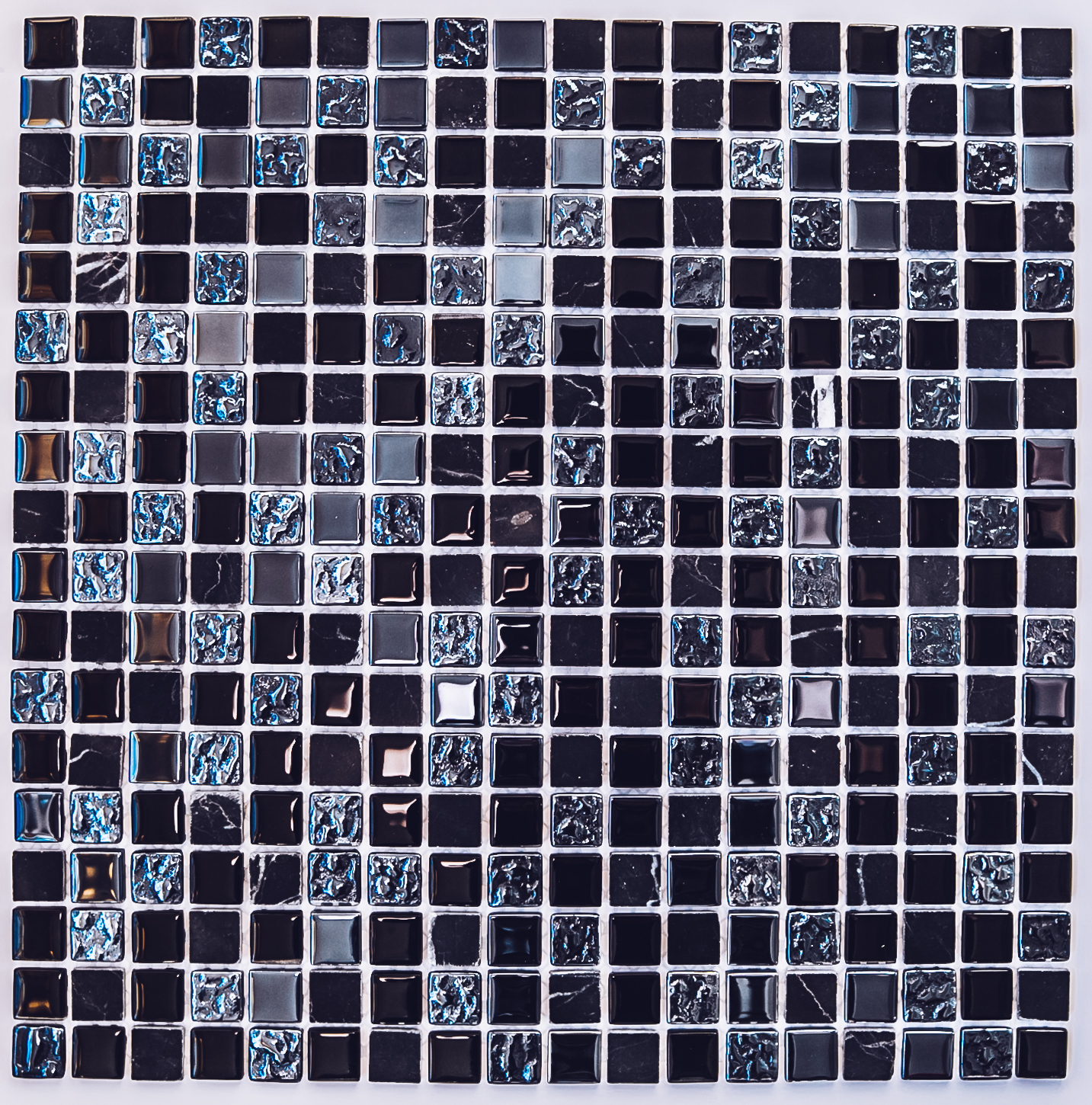 

Стеклянная Мозаика с камнем Bonaparte Tesla (15х15х4) 30x30