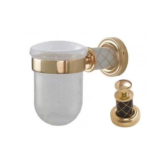 Стакан Boheme MURANO GOLD шоколад 10904-CH-G