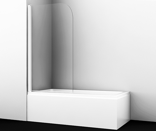 

Душевая шторка на ванну WasserKraft Leine 80х140 35P01-80WHITE