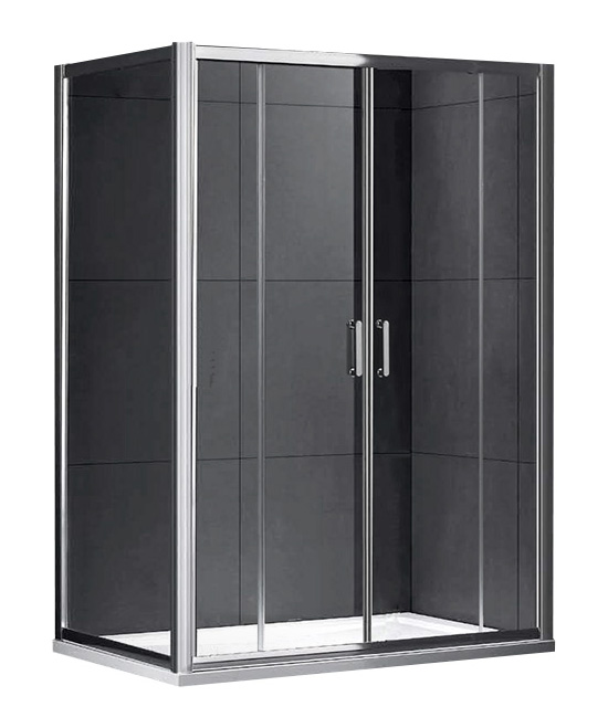 Душевой уголок GEMY 1900x1600x850 полированный хром S30192B-A85