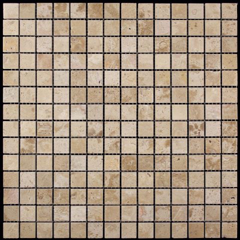 

Мозаика из травертина Natural Adriatica M090-20P (Travertine) (2х2) 30,5х30,5