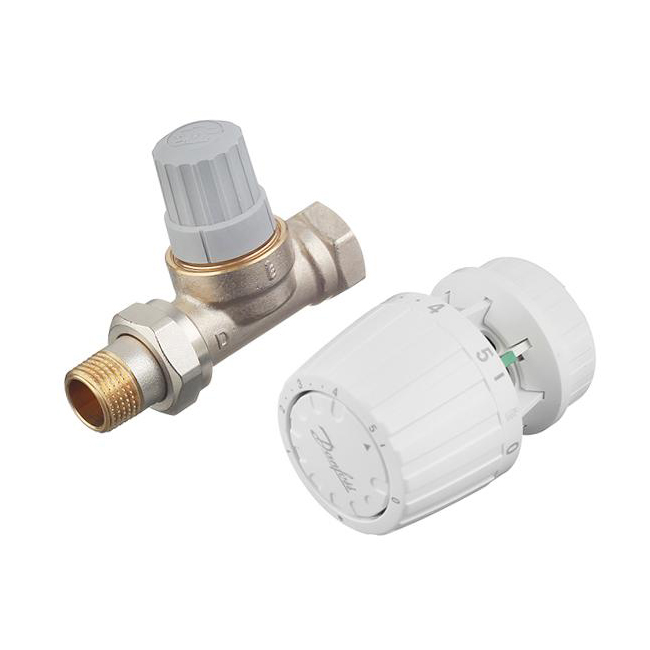 

Danfoss Комплект термостатических элементов 1/2 прямой для однотрубной системы