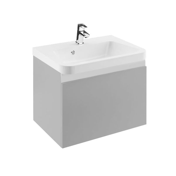 

Тумба под умывальник Ravak 10° SD 65 подвесная серая