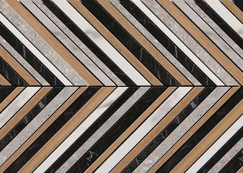 

Керамическая плитка Fap Roma Diamond Mosaico Spinato (fNJ0) декор 25,5х29,5