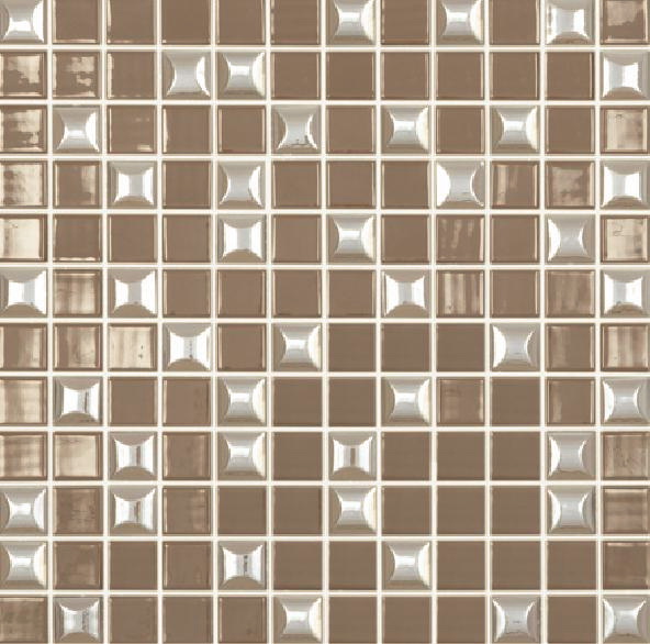 

Мозаика Стеклянная Vidrepur Edna Mix №835 Светло-коричневый (на сетке) 31,7x31,7