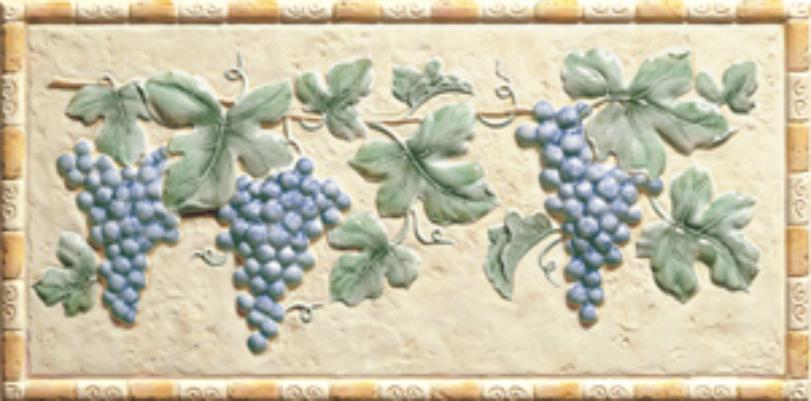 

Керамогранит Serenissima Marble Style Formella Grappoli Giallo декор 20х40