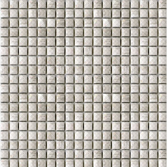 

Керамическая плитка Lantic Colonial Mosaico Essential Diamond Silver Wood мозаика 30,5x30,5