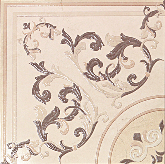 

Керамогранит Plaza Cavallino Roseton Vernazza Crema декор 60х60