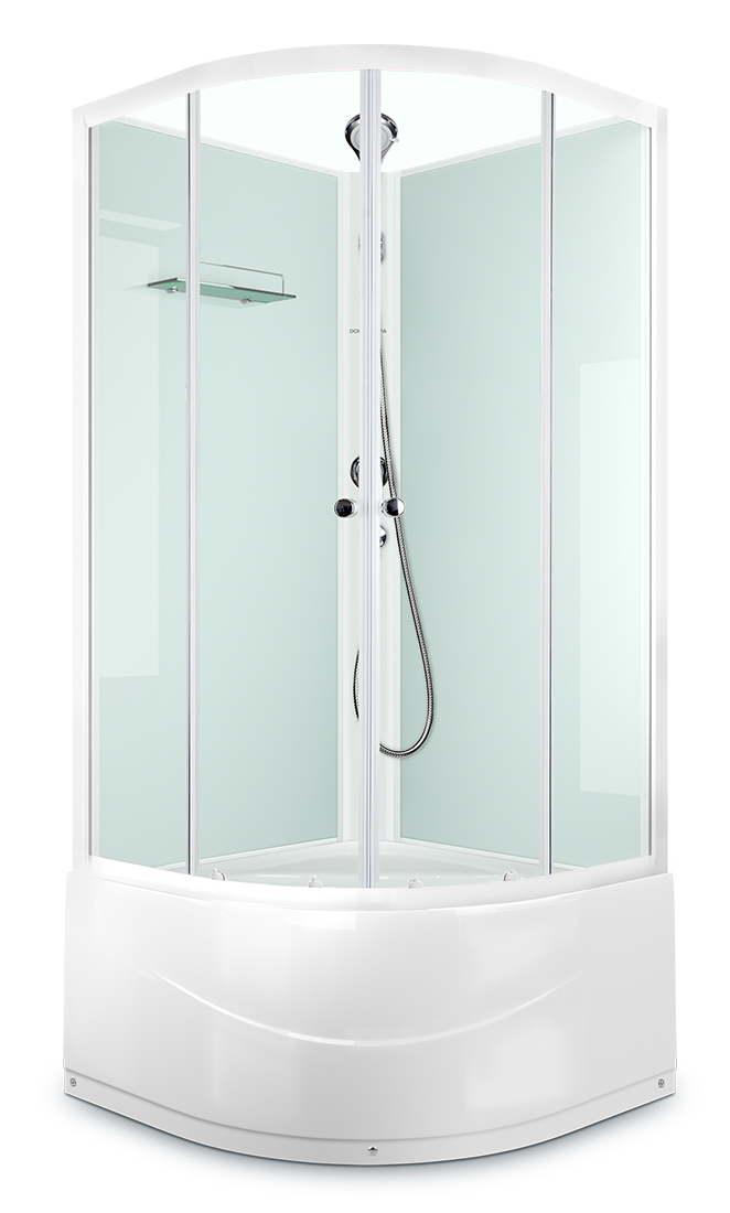 

Душевая кабина DOMANI-Spa Eco Delight 88 high без крыши 80х80х204 DS01EcD88HWCl00