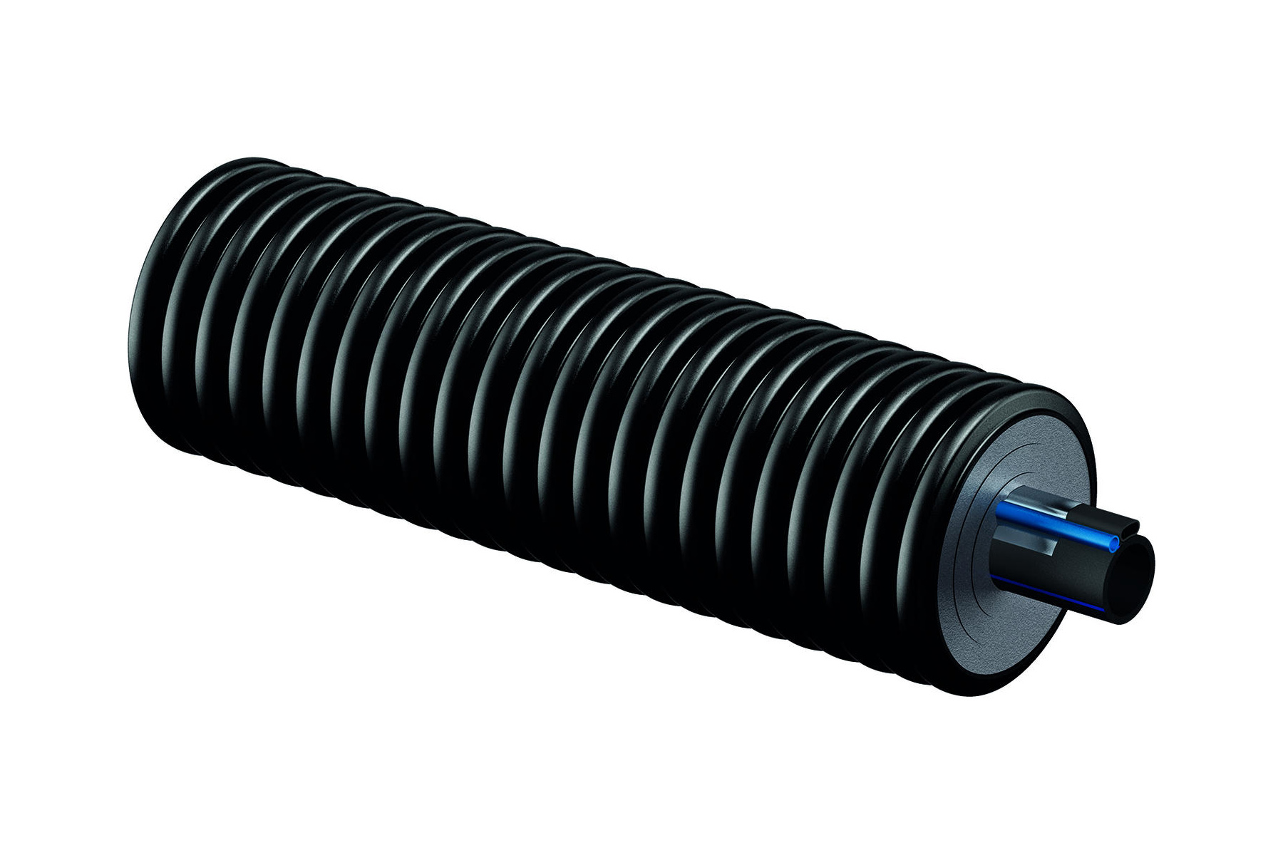 

Труба Uponor Ecoflex Supra PLUS с греющим кабелем 40x3,7 /90 1x10W/m бухта \ 150м \
