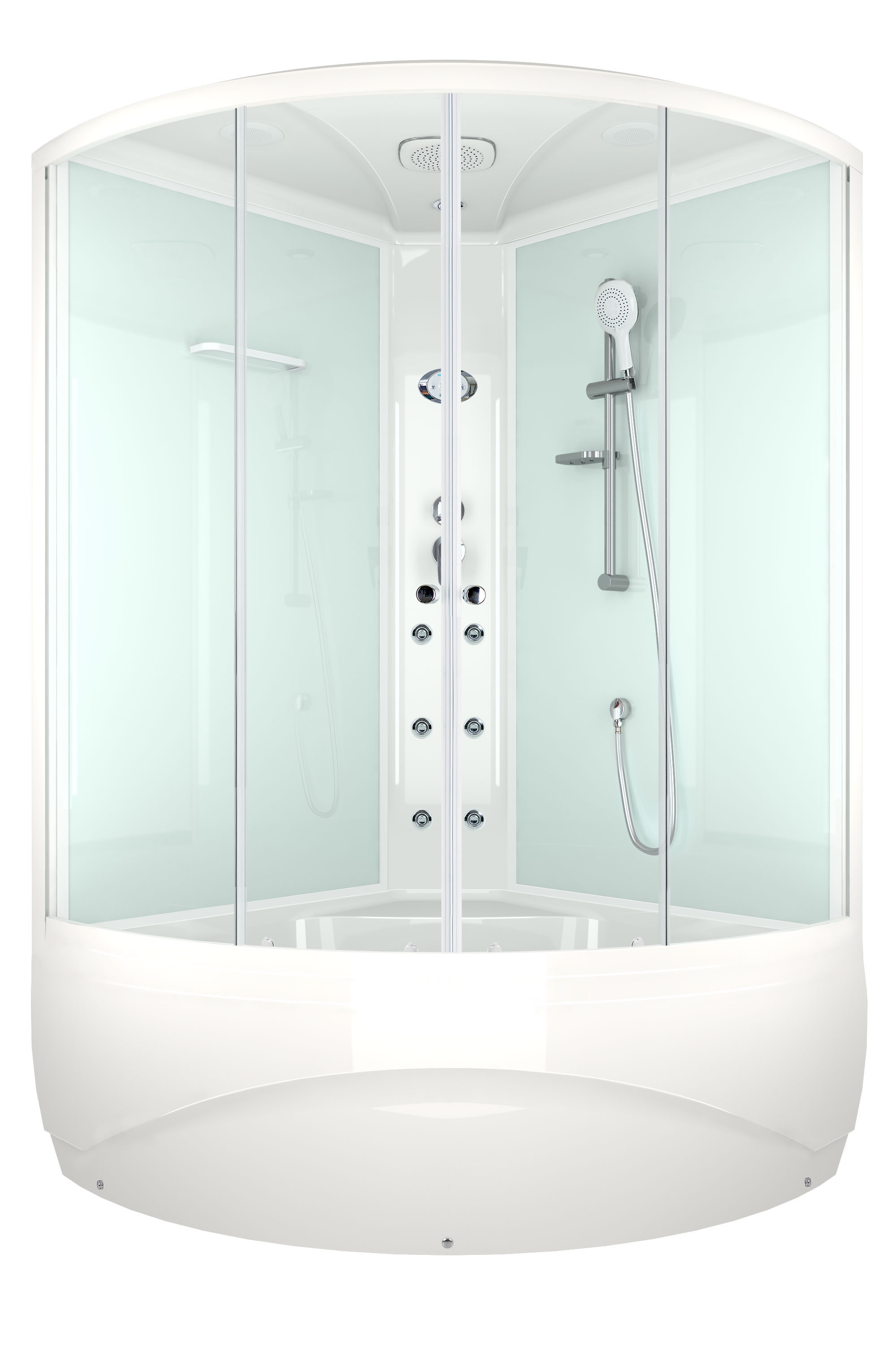 

Душевая кабина DOMANI-Spa Vitality high 120х120х219 DS01V1212HWCl10