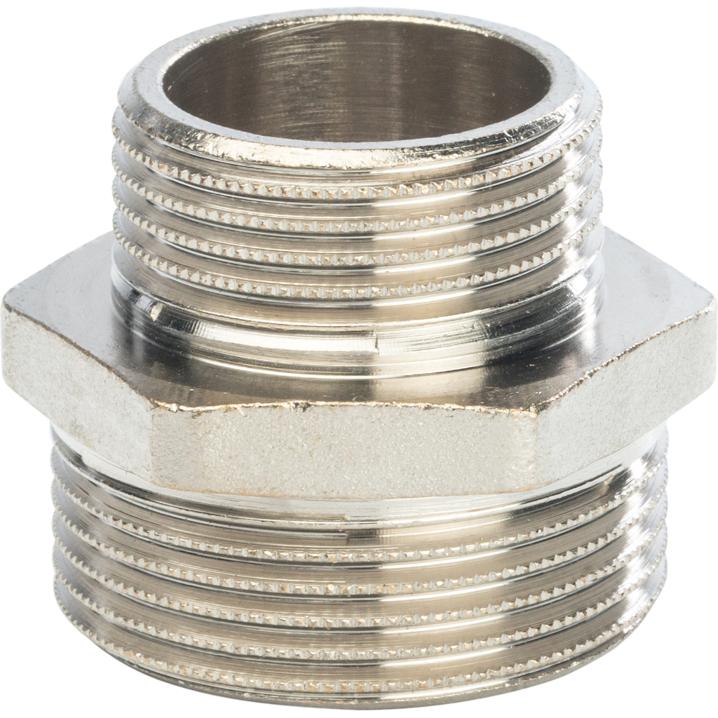 

STOUT Ниппель переходной НН 1 1/4" x 1" никелированный