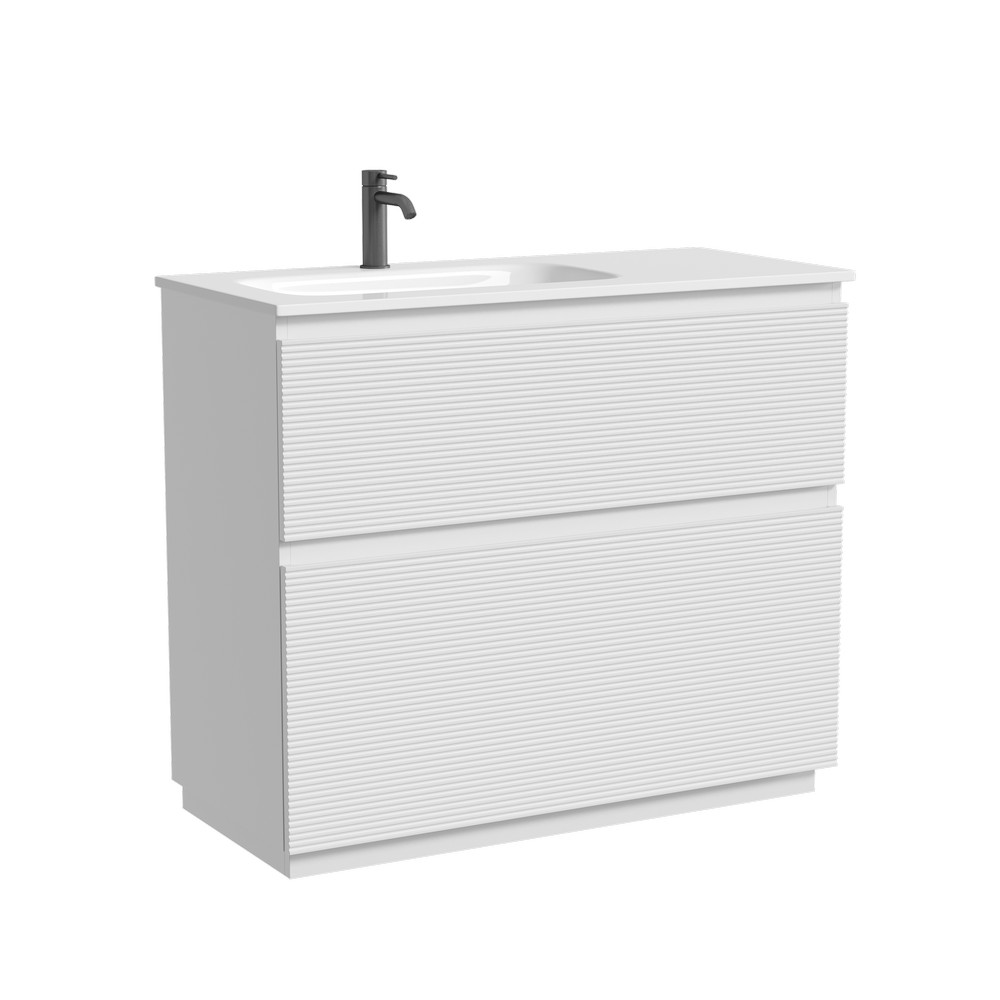 Тумба под раковину SANCOS Folk Floor 100 напольная Bianco FL100FLW