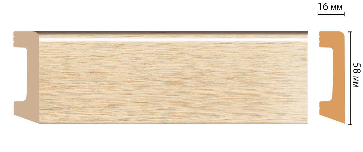 Плинтус цветной Decomaster D234-71 ДМ