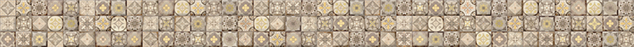 

Керамическая плитка Cersanit Royal Garden бордюр многоцветный (RG1C451DT) 4,5x59,8