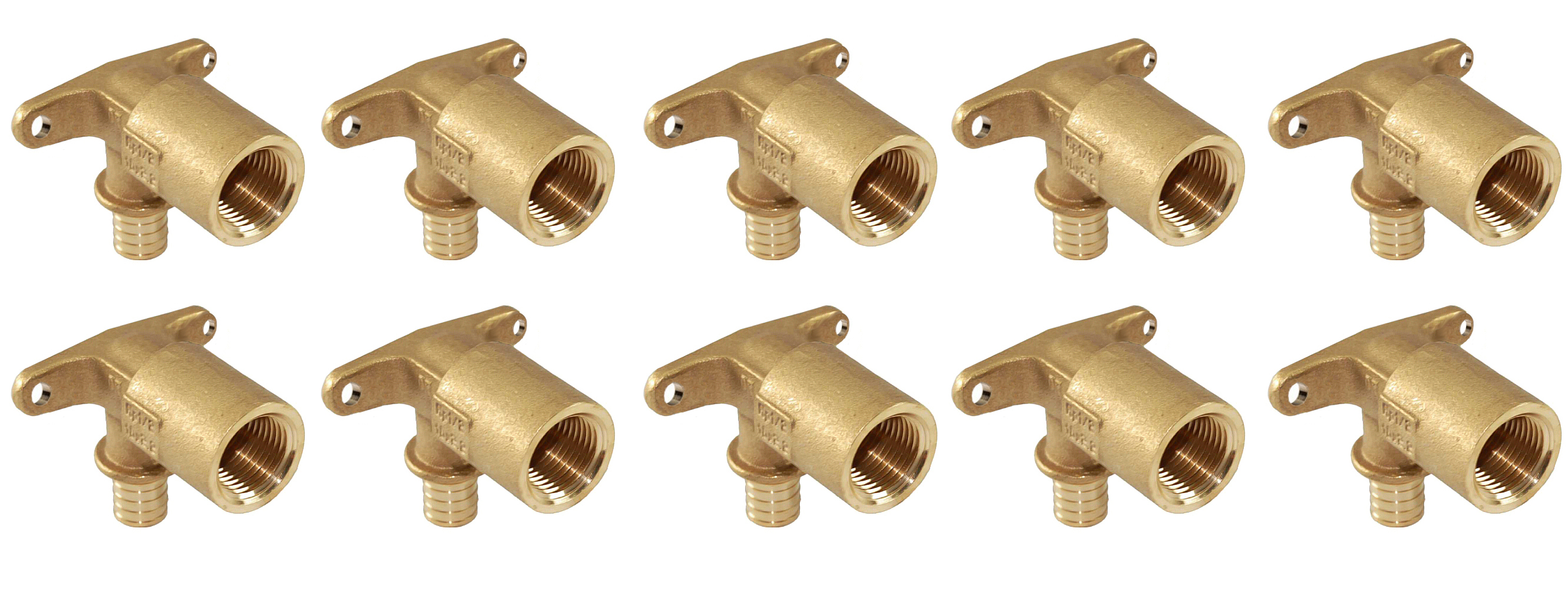 Угольник настенный Рехау Rautitan RX+ длинный вр 20-Rp1/2, 10 шт
