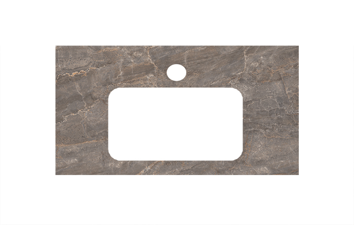 

Столешница для раковин, встраиваемых снизу Парнас Kerama Marazzi 80 PL3.SG570002R\80 пепельный лаппатированный