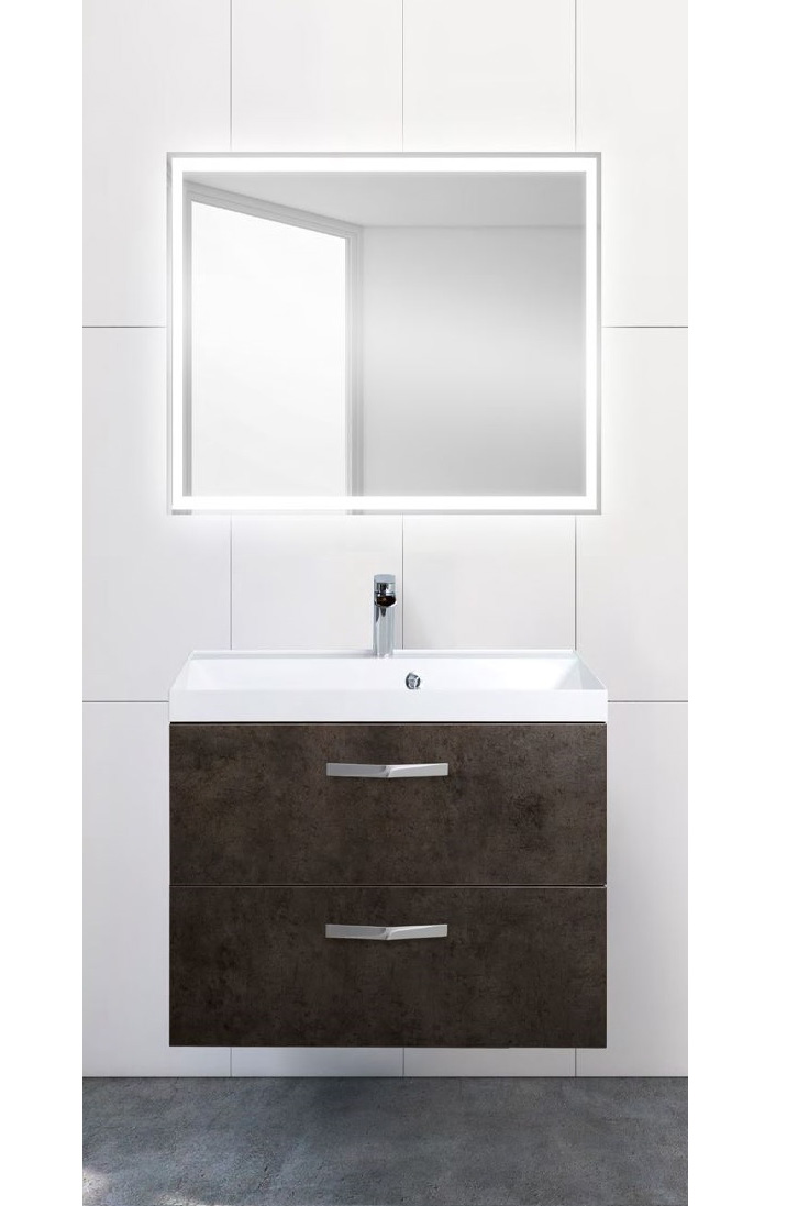 

База под раковину Belbagno AURORA подвесная 60 AURORA-600-2C-SO-CS Cemento Scuro