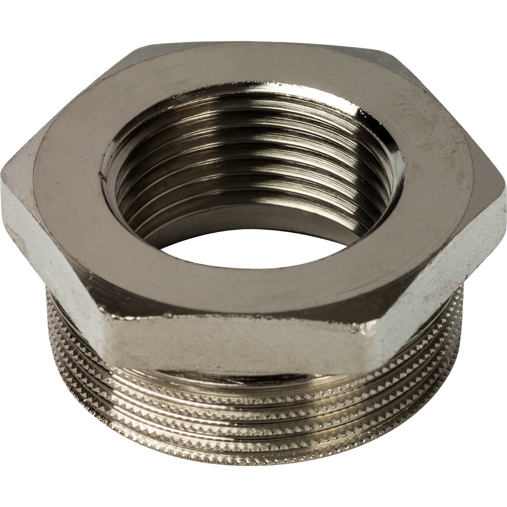 

STOUT Футорка НВ 1 1/2" x 1" никелированная