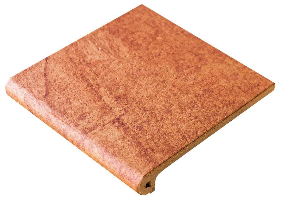 

Ступень Gres de Aragon Peldano 24-33 Jasper Marron фронтальная 33x33