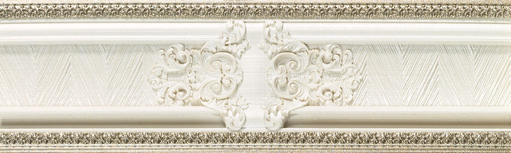 

Керамическая плитка Azulejos Cenefa Rialto Gold бордюр 8х28