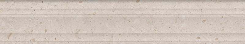 Керамическая плитка Kerama Marazzi Риккарди BLF011R бордюр бежевый матовый структура обрезной 40x7,3