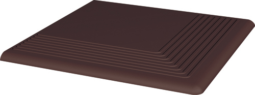 

Керамическая плитка Grupa Paradyz Natural Brown ступень угловая 300х300 мм/10 шт.