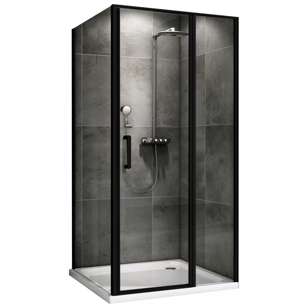 Душевой уголок ABBER Sonnenstrand 1950x1000x900 черный AG04100BS-S90B