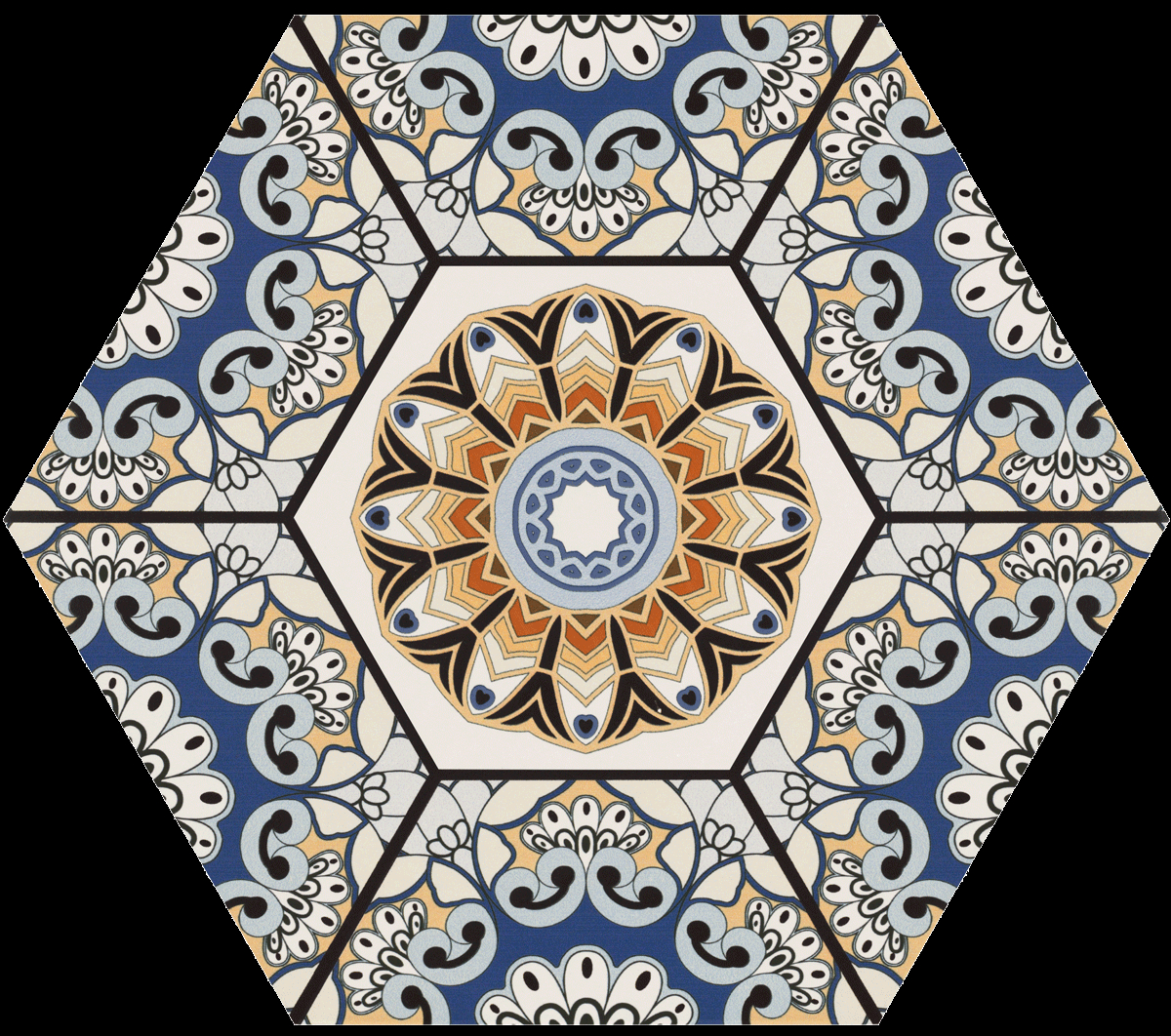 

Керамогранит Realonda Sevres Azul (Mix из 16) 28,5х33