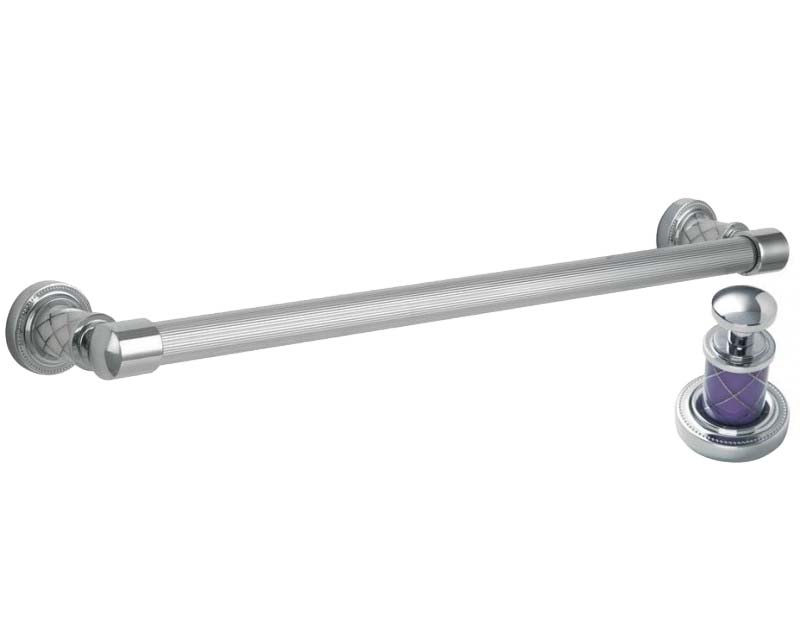Полотенцедержатель Boheme MURANO CHROME 60 фиолетовое 10902-V-CR