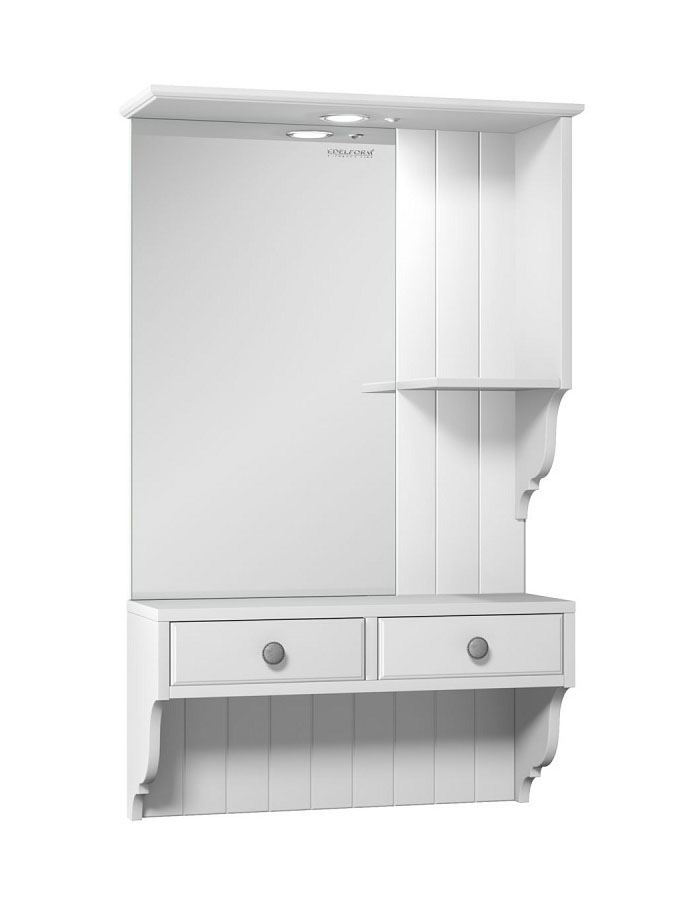 

Зеркальный шкаф EDELFORM Дижон 60 белый 2-263-032-S