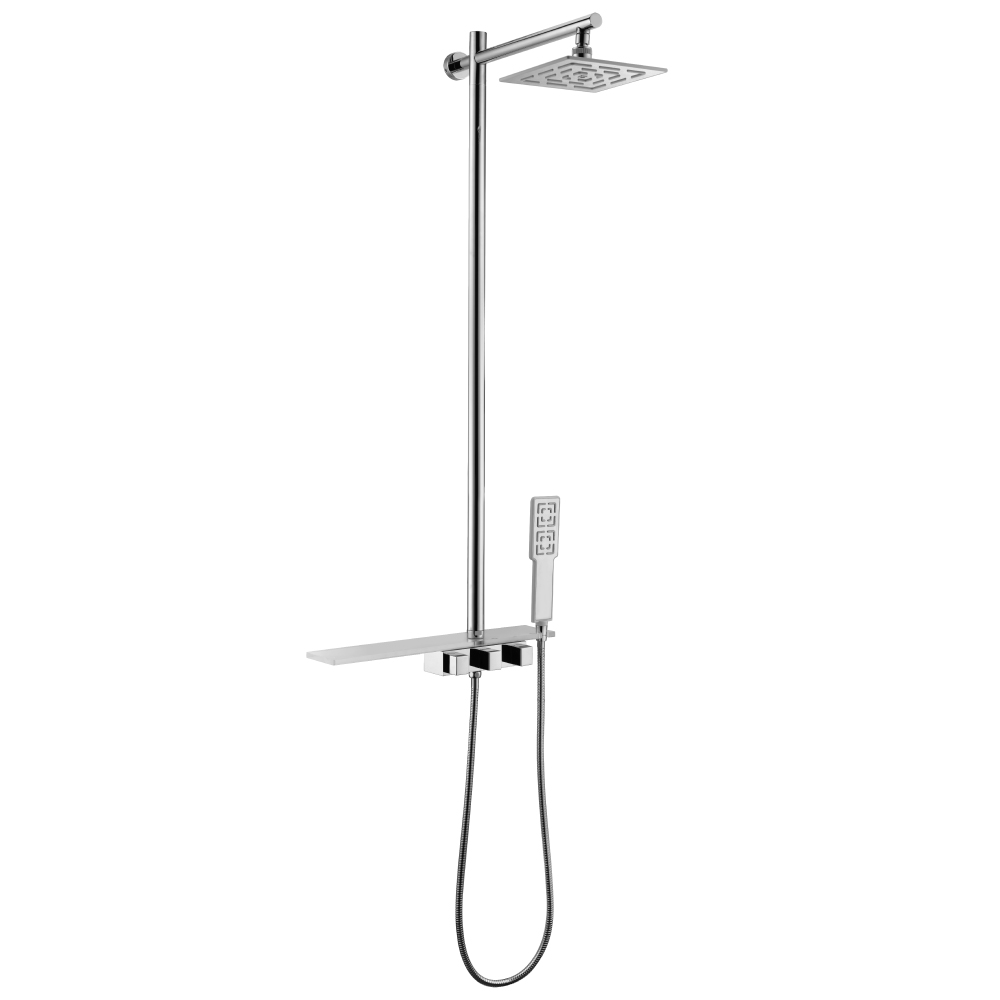 

Душевая колонна со смесителем, верхним и ручным душем Lemark Tropic LM7001C