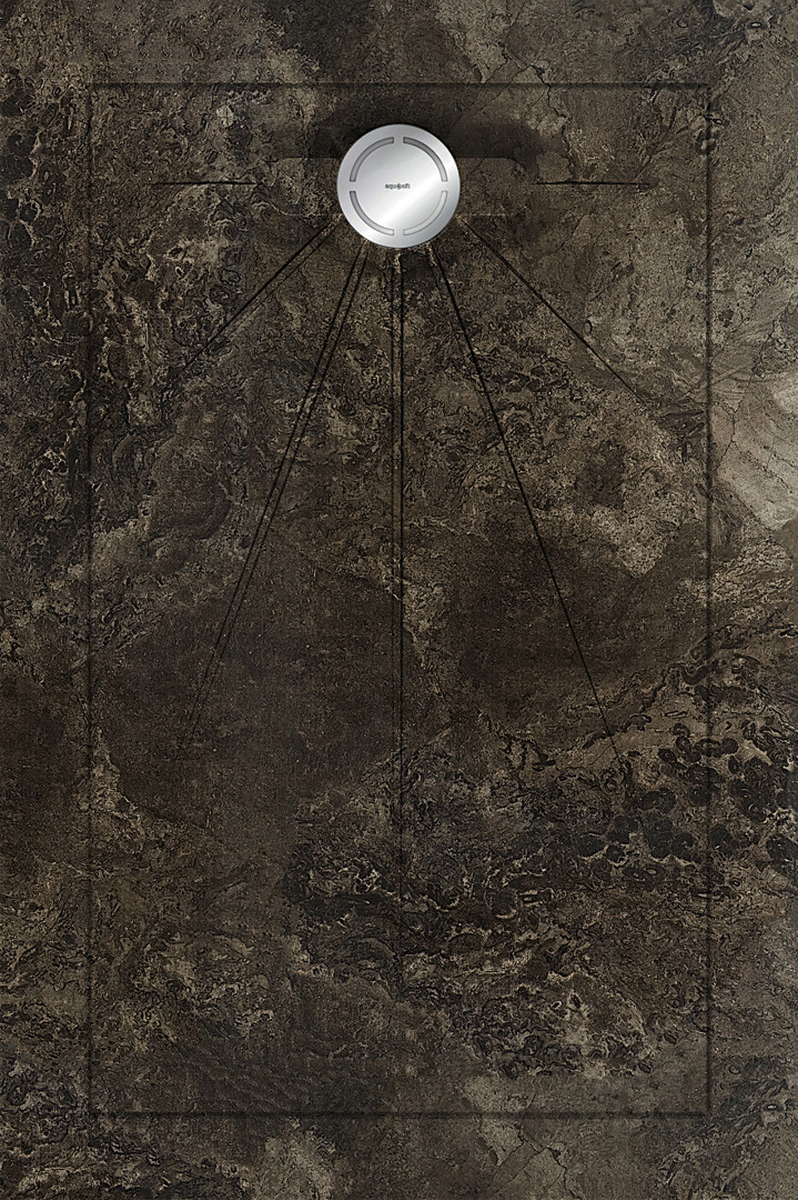 

Душевые поддоны Aquanit Fossil Brown Multi Circle Massive 90x135